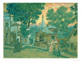 Buy Stage Design For Ostrovsky's Play, Not One Penny, c.1917 at AllPosters.com