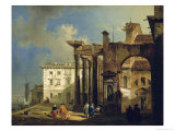 Buy The Portico of the Church of San Lorenzo in Milan, c.1814 at AllPosters.com