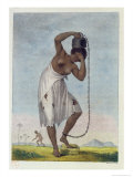 Buy Female Negro Slave with a Weight Chained to Her Ankle, c.1796 at AllPosters.com