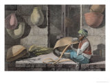 Buy Basket Maker, Vol.Ii Arts and Trades of Description of Egypt, Engraved Schroeder, Pub. 1822 at AllPosters.com