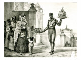 Buy Flower Seller Outside a Church Door, from Voyage Pittoresque et Historique Au Bresil at AllPosters.com