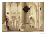 Buy Interior of the Grote Kerk, Amsterdam, c.1637 at AllPosters.com