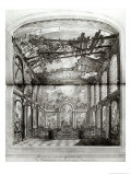 Decoration of the Chapel of the Hospice Des Enfants Trouves in Paris, Engraved by Etienne Fessard