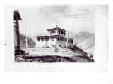 Buy The Residence of Lam Glassa-Too, Watercolour by Samuel Davies After an Engraving at AllPosters.com