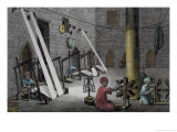 Buy Interior of Weaver's Workshop, Vol.II, Description of Egypt, c.1822 at AllPosters.com