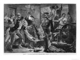 Buy Russian Police Discovering a Nihilist Printing House at Charkoff, 'Le Monde Illustre', 1881 at AllPosters.com