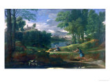 Buy Landscape with a Man Killed by a Snake, c.1648 at AllPosters.com