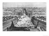 Buy Improvements to Paris, Opening of Avenue Napoleon After the Building of the Butte Des Moulins, 1877 at AllPosters.com