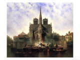 Buy Notre-Dame Cathedral, Paris, 1893 at AllPosters.com