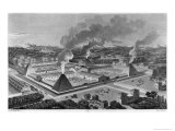 Buy Perspective View of a Canon Forge, Engraved by Coquet et Bovinet at AllPosters.com