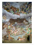 Buy Detail of the Destruction of the Giants by Jupiter's Thunderbolts, Sala Dei Giganti, 1536 at AllPosters.com