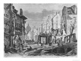 Buy Paris, Demolitions For the Building of Rue Des Ecoles, Engraved by Charles Maurand at AllPosters.com