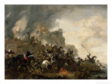 Buy Cavalry Making a Sortie from a Fort on a Hill, 1646 at AllPosters.com
