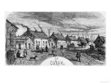The Mining Village, Illustration from Germinal by Emile Zola