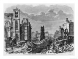 Buy Improvements to Paris, Transformation of Montagne Sainte-Genevieve, Rue Saint-Victor, 1877 at AllPosters.com
