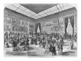 Buy Salon of Painting and Sculpture, Main Room in the Palais de L'Industrie Gallery, Paris, 1857 at AllPosters.com