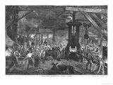 Forge of the Derosne and Cail Company, Grenelle, Les Grandes Usines Turgan, Engraved Linton Giclee Print