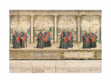 The Procession of the Order of the Garter, Engraved by Marcus Gheeraerts
