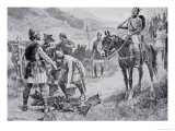 Buy The Welsh Paying a Tribute of Wolves Heads to Edgar, from the Book The History of the Nation at AllPosters.com