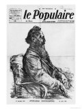Death of Jules Guesde, Cover Illustration from Le Populaire, Paris, 29th July 1922