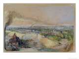 Buy Industrial Landscape in the Blanzy Coal Field, Saone-Et-Loire, c.1860 at AllPosters.com