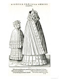 Buy Costumes of a Livonian Noblewoman and Her Daughter, 1577 at AllPosters.com