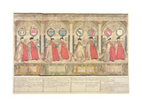 The Procession of the Order of the Garter, Engraved by Marcus Gheeraerts the Elder 1576