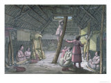 Buy House in Unalaska, Le Costume Ancien ou Moderne, c.1820 at AllPosters.com