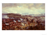 Cuirassiers Charging the Highlanders at the Battle of Waterloo on 18th June 1815, 1874