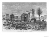 Buy Demolition of the Paris Barriers, Arc de Triomphe and Place de L'Etoile at AllPosters.com