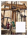 The Wonderful Story of Britain: The New Steam Engines Giclee Print