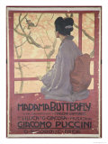 Frontispiece of the Score Sheet For Madame Butterfly by Giacomo Puccini