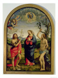Buy The Virgin with Saints Sebastian and John the Baptist at AllPosters.com