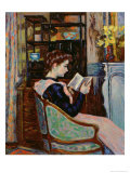 Buy Mlle. Guillaumin Reading, 1907 at AllPosters.com