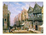 Buy Watergate Street, Looking Towards Eastgate, Chester, c.1870 at AllPosters.com