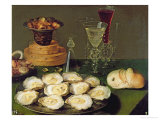 Buy Still Life with Oysters and Glasses at AllPosters.com