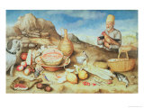 Buy Still Life with Peasant and Hens at AllPosters.com