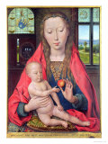 Madonna and Child, from the Diptych of Maerten Van Nieuwenhove, 1487