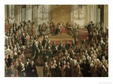 Buy Maria Theresa at the Investiture of the Order of St. Stephen, 1764 at AllPosters.com