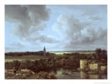 Buy Landscape with Ruined Castle and Church, c.1665-70 at AllPosters.com
