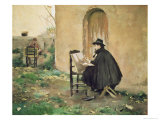 Rusinol and Casas Painting, 1890