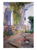 Buy Garden Grotto, Alcazar de Seville, 1910 at AllPosters.com