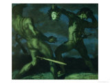 Perseus Turns Phineus to Stone by Brandishing the Head of Medusa, 1908