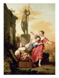 The Three Daughters of Cecrops Discovering Erichthonius