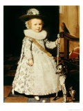 Buy Portrait of a Young Boy with a Golf Club and Ball at AllPosters.com