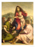 Buy The Virgin and Child with a Saint and an Angel, c.1522-23 at AllPosters.com