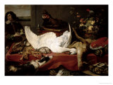Still Life of Game and Shellfish