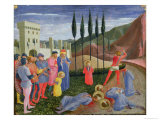 The Martyrdom of St. Cosmas and St. Damian, from the Predella of the San Marco Altarpiece, c.1440