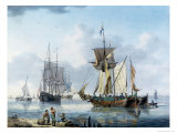 Buy Shipping in an Estuary, Possibly the Lower Reaches of the Thames at AllPosters.com