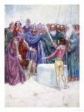 Buy Holding the Magic Sword in His Hand, Our Island Story Marshall, Pub. Jack Ltd, London, 1905 at AllPosters.com